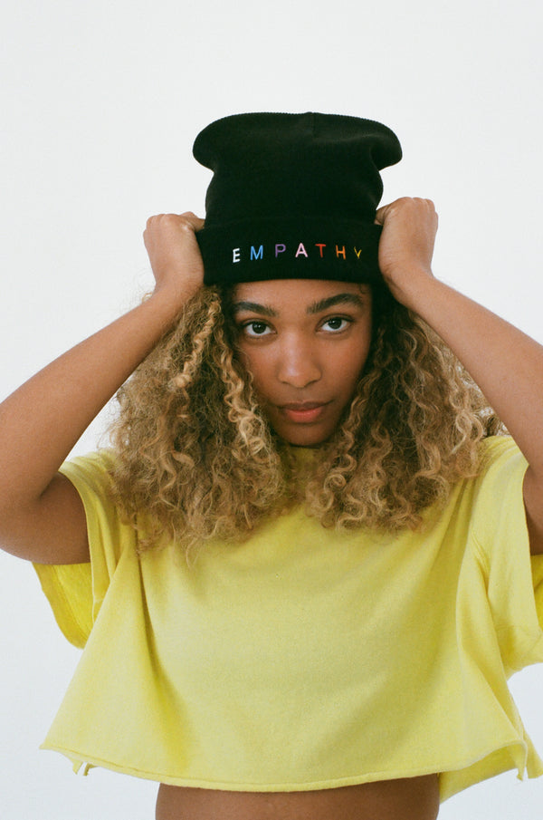 Empathy Beanie in Black