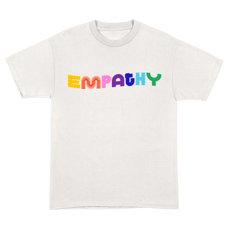 EMPATHY WAVE TEE IN WHITE
