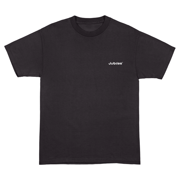 HUMAN STACK TEE IN BLACK