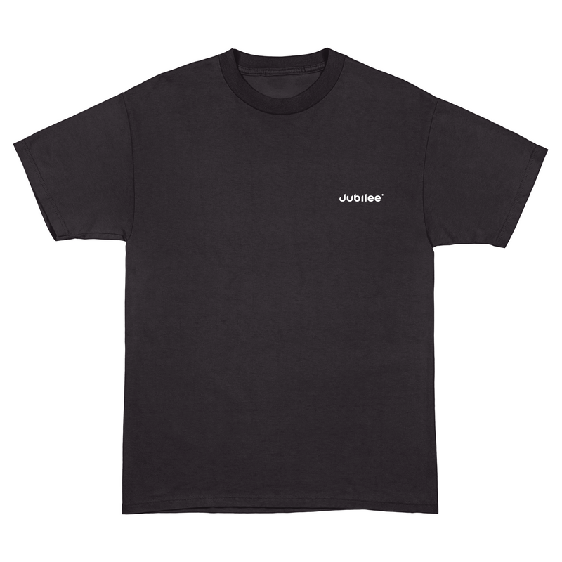 HUMAN STACK TEE IN BLACK