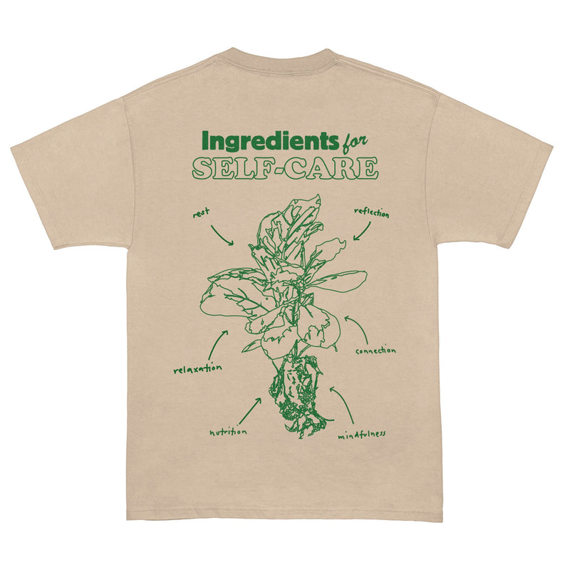 INGREDIENTS FOR SELF CARE TEE IN NATURAL