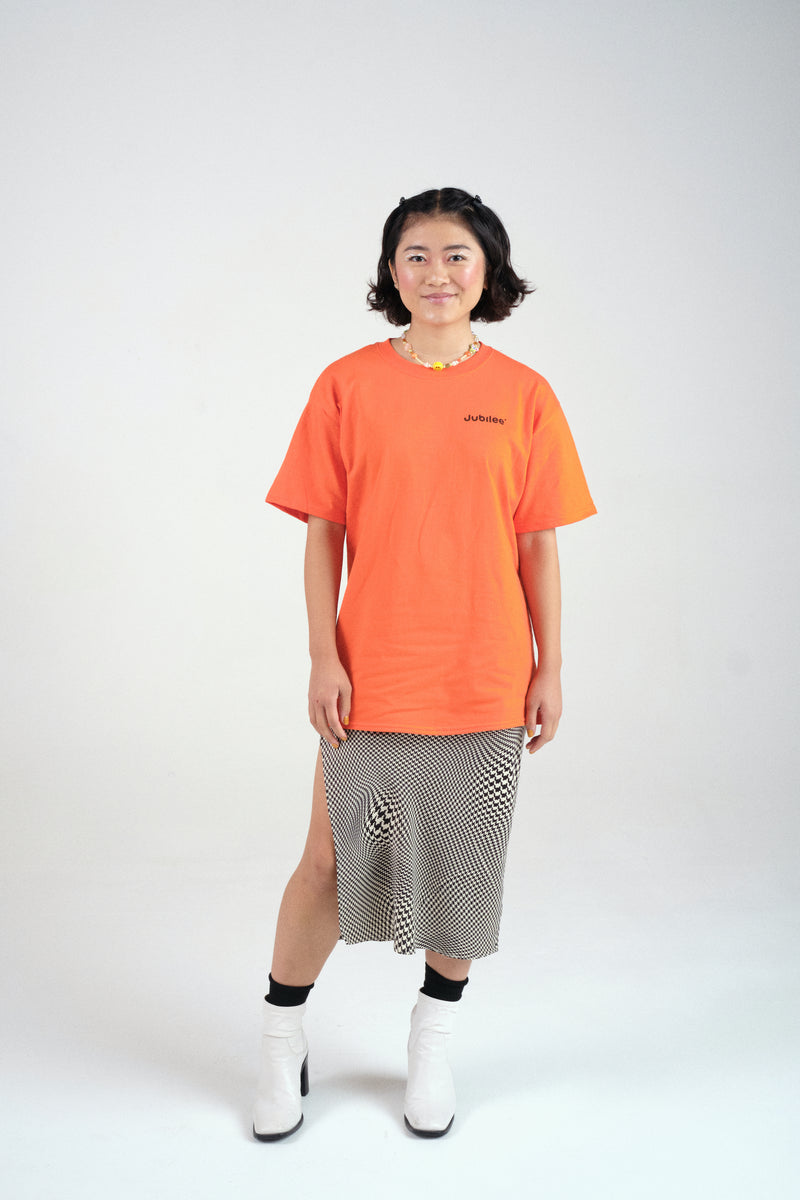 BE KIND TO THE MIND TEE IN ORANGE