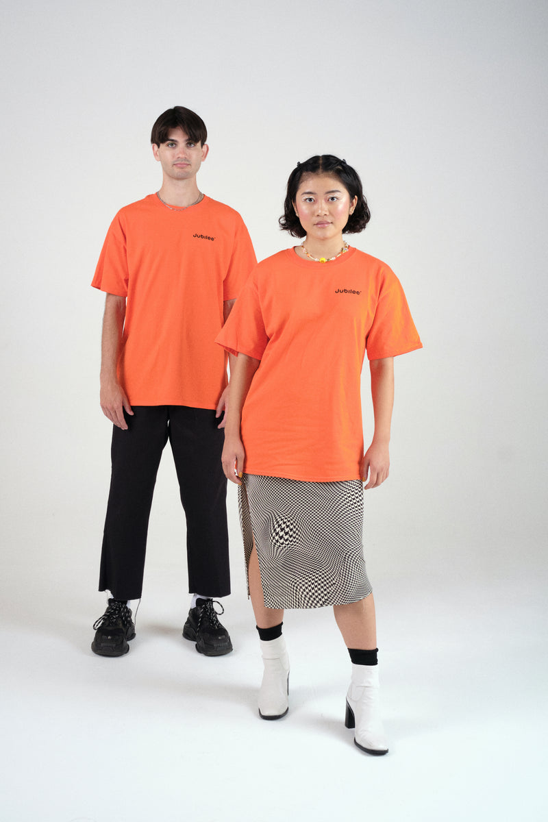 BE KIND TO THE MIND TEE IN ORANGE
