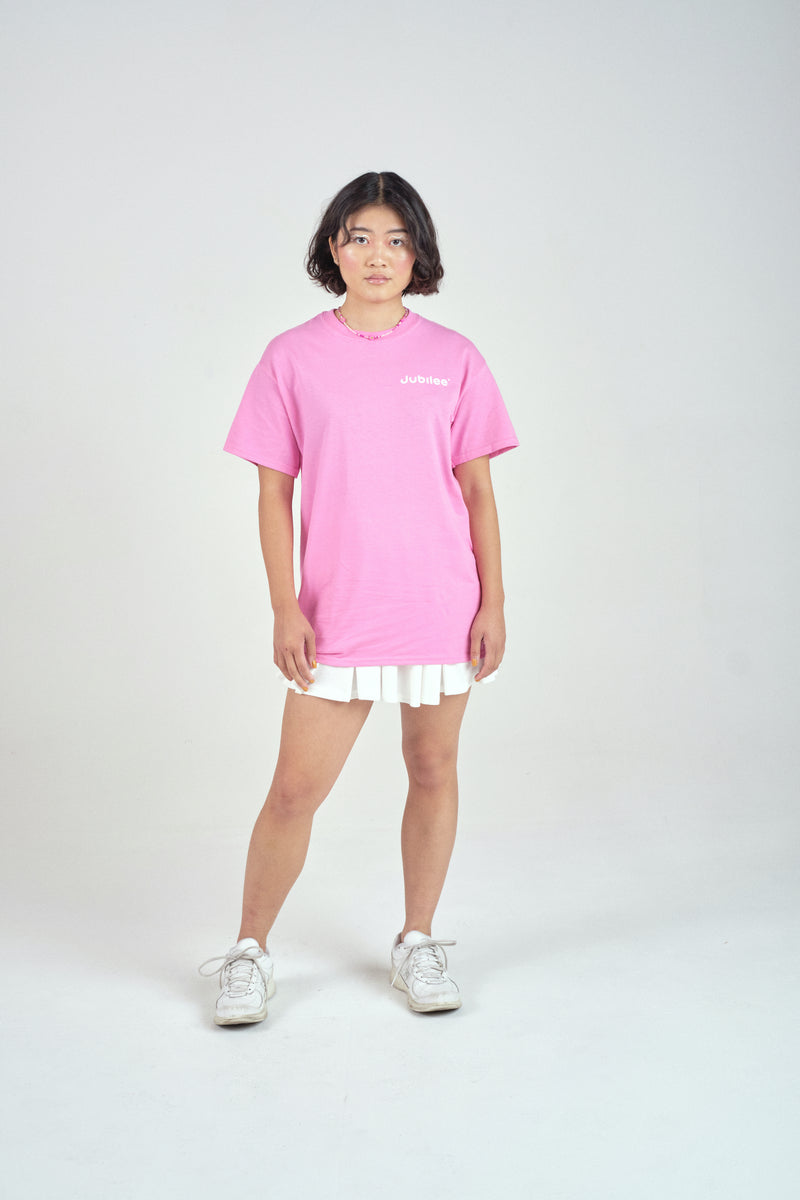 BE KIND TO THE MIND TEE IN PINK
